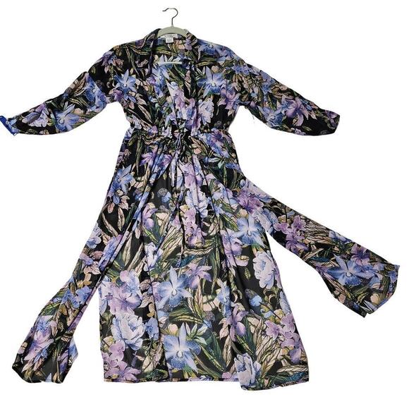 Life Is For Eternity Sheer kimono NWT Sm swimcover. Sexy. Flowy. Beach. Coastal - Picture 1 of 10